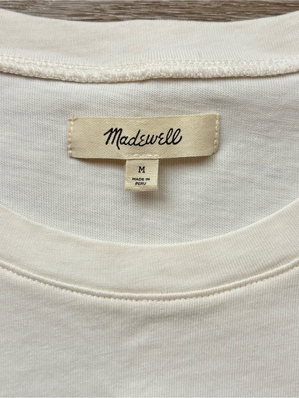Madewell Side Cinch Muscle Tee Shirt Medium Side Ruching - Picture 8 of 11